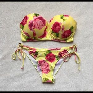 SOLD!!!!! Floral body glove bikini!